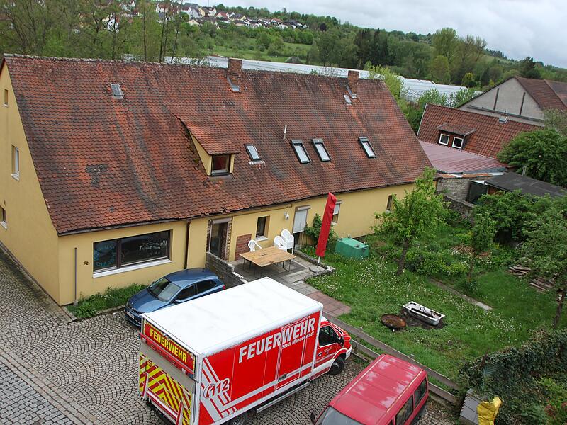 Anstelle des Wohnhauses k&ouml;nnte eine Fahrzeughalle entstehen.