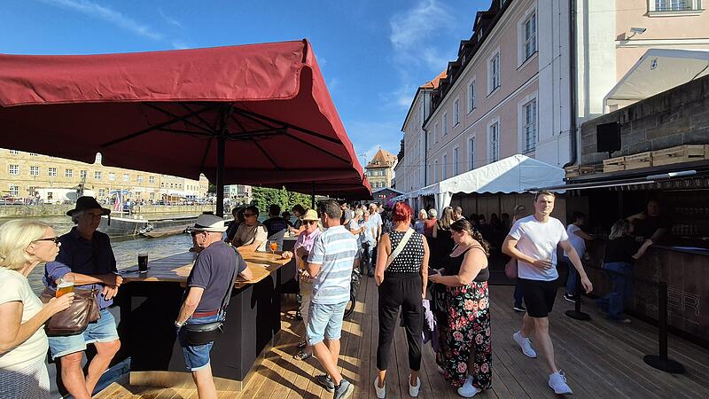 Der Festgarten der Bamberger Sandkerwa: Er w&uuml;rde bestimmt den ganzen Sommer &uuml;ber gut besucht sein