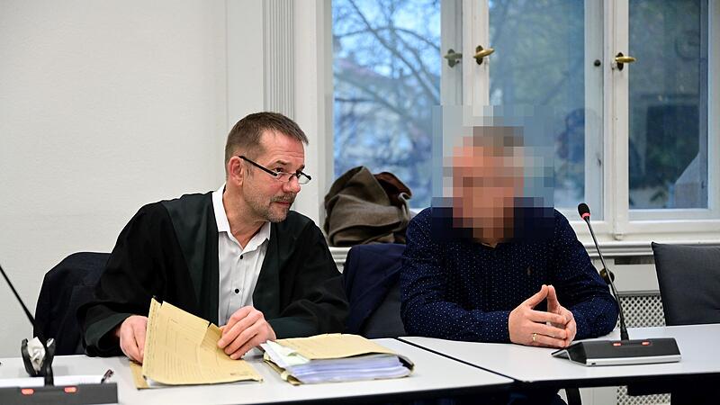 Rechtsanwalt Andreas Dräger aus Strullendorf und der Angeklagte