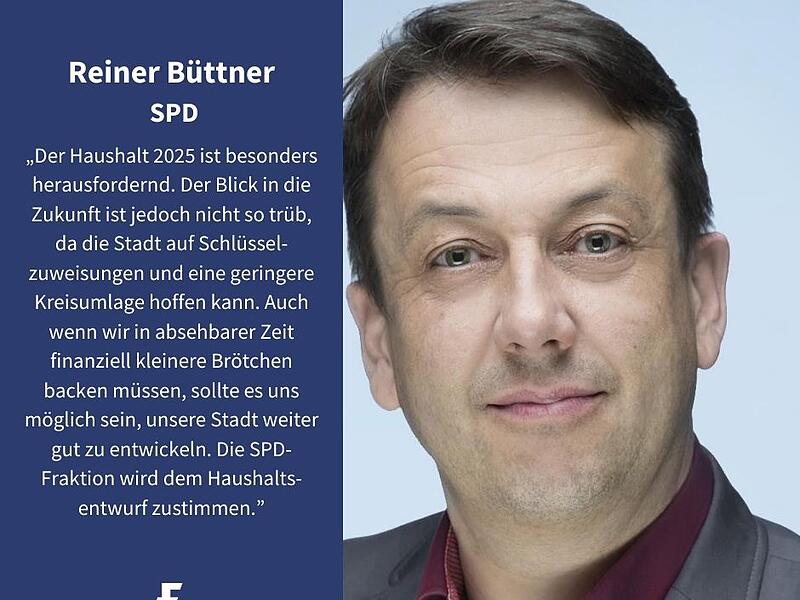 Haushaltsreden Forchheim 2025Haushaltsreden Forchheim 2025 Reiner Büttner, SPD