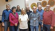 Die neue Vorstandschaft der Eigenheimer Poppenlauer: (von links) Helmut Klopf (Beisitzer), Karin Kutschenreiter (2. Vorsitzende), Ronny Bosin (Kassenprüfer), Angelika Hofer (Beisitzerin), Jochen Denner (Schriftführer), Steffen Heuchler (Beisitzer)...