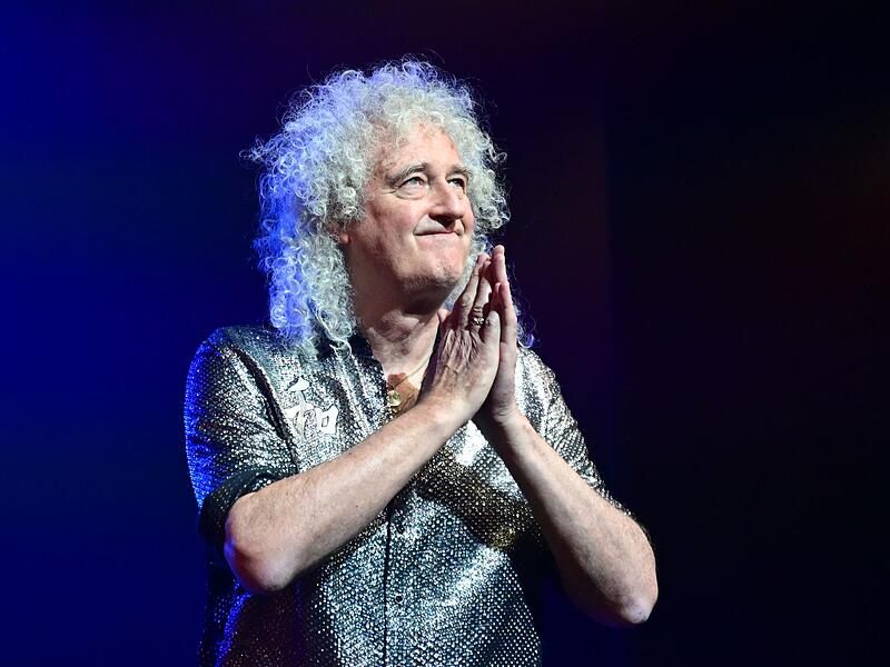Queen Gitarrist Brian May bei Musical "We will rock you"