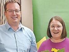 Martin Distler und Barbara Poneleit bilden das Spitzenduo der Grünen für den Kreistag.
