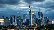 Skyline Bankenviertel in Frankfurt am Main