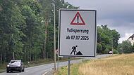 Sperrung Kasendorf Sperrung Kasendorf