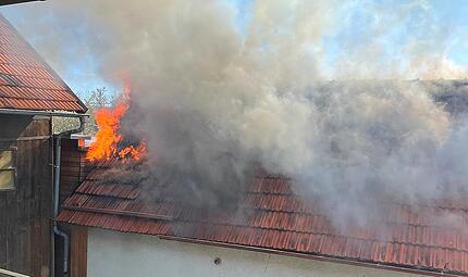 Großbrand in Aidhausen Großbrand in Aidhausen