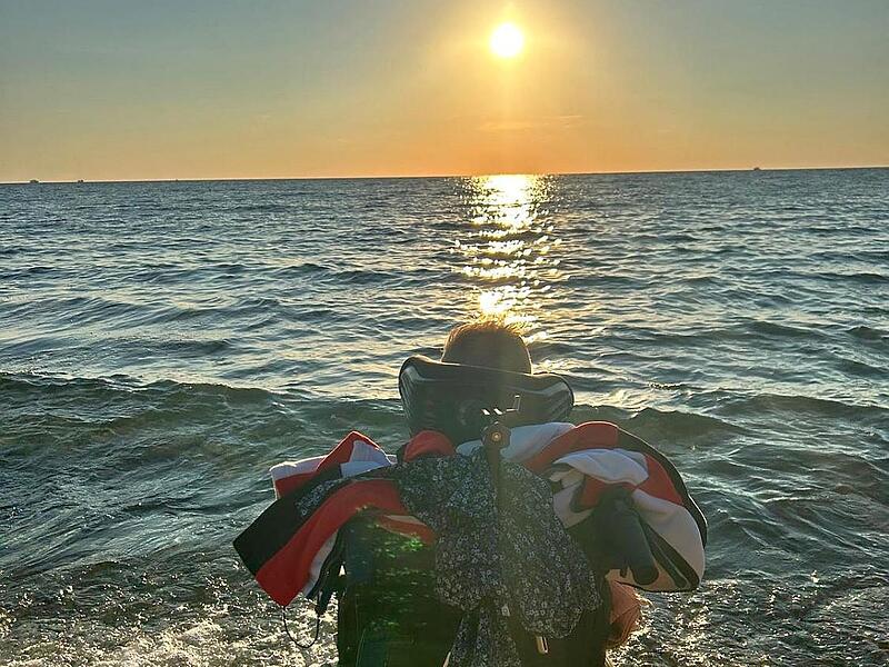 Tom Lehmann „Mein größtes Highlight aber waren die Abende am Strand mit Sonnenuntergang", sagt Tom Lehmann über seine Reise ans Mittelmeer.