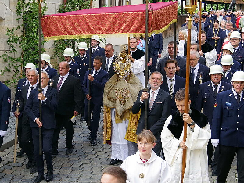 Fronleichnam in Kronach 2026Kronach setzt ein Zeichen des christlichen Glaubens