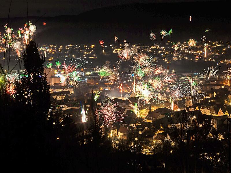 Silvester-Feuerwerk Kulmbach