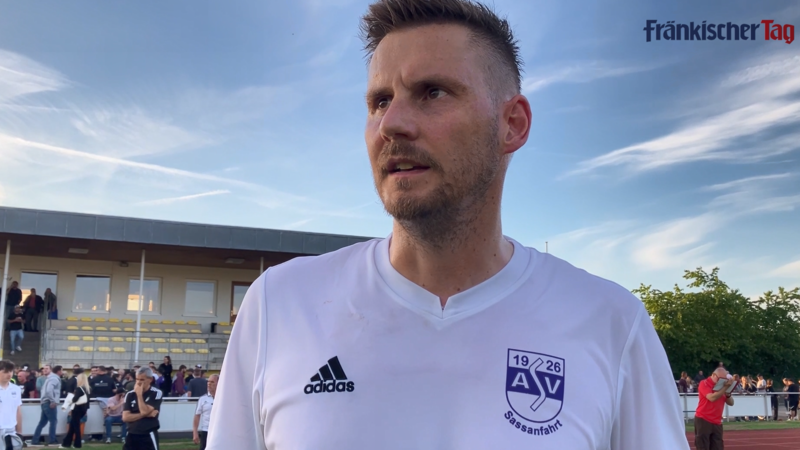 Thorsten Oehrl, Spielertrainer ASV Sassanfahrt, war nach der Niederlage gegen den FC Kronach sichtlich entt&auml;uscht.
