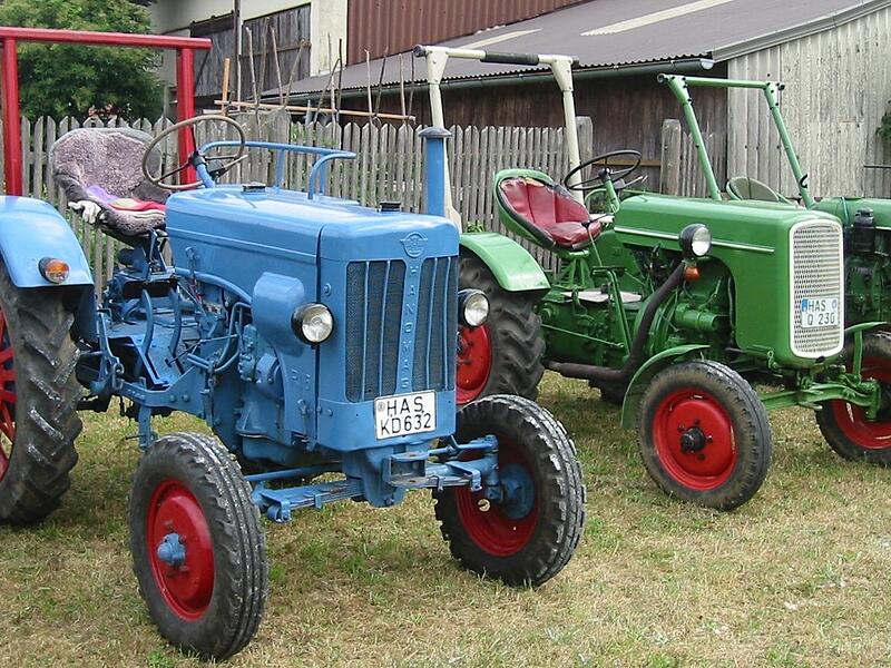 Beim Festwochenende gibt es auch alte Bulldogs zu sehen.