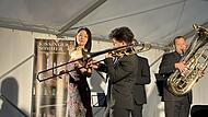 Sua Jo und das Blechbl&auml;serquintett des Deutschen Symphonie-Orchesters Berlin bezauberten in Aschach.