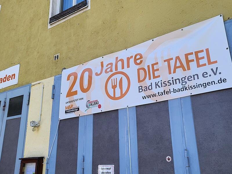 Die Tafel Bad Kissingen in der Salinenstra&szlig;e