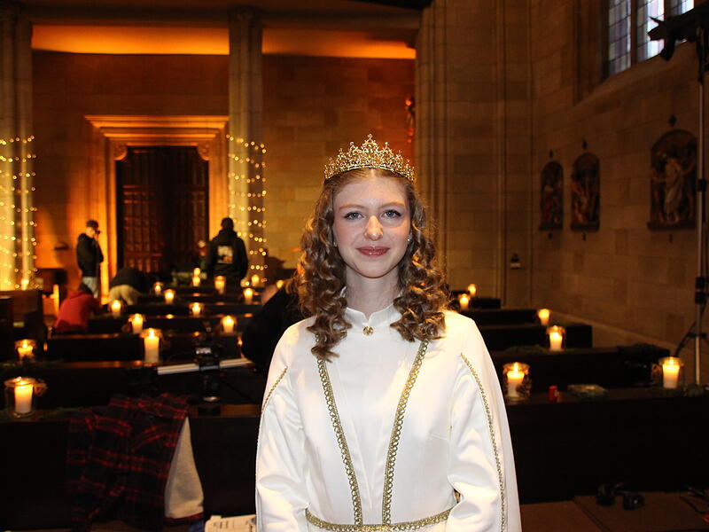 Penelope K&uuml;hne aus Weidach ist das neue Coburger Christkind