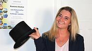 Ramona Brehm hat die Urkunde, die sie zur Botschafterin des Coburger Landes erklärt, in ihrer Wohnung aufgehängt.