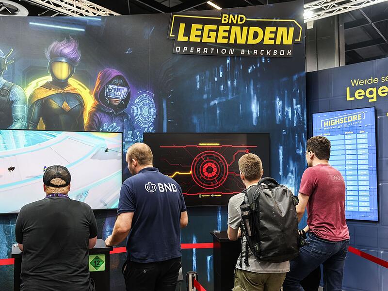 Computerspielemesse Gamescom - BND Stand