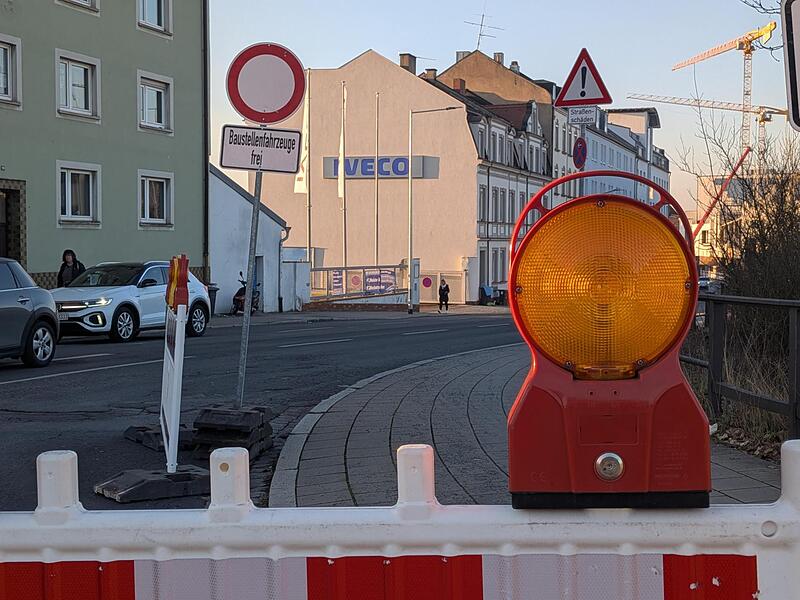 Baustelle Ludwigstra&szlig;e Bamberg