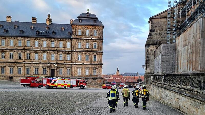 Eine Brandmeldeanlage am Domberg alarmierte die Bamberger Feuerwehr.