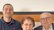 Von links: Referent Ronald Kaiser, Rosi Hufnagel (Regionalbeauftragte der Hanns-Seidel-Stiftung) und Siegfried Erhard.