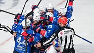 Die Spieler der Adler Mannheim