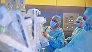 Das Klinikum Kulmbach ist ein Vorzeigehaus und braucht bislang noch keine finanzielle Unterstützung der Trägerkommunen. Im Bild das DaVinci-OP-System.