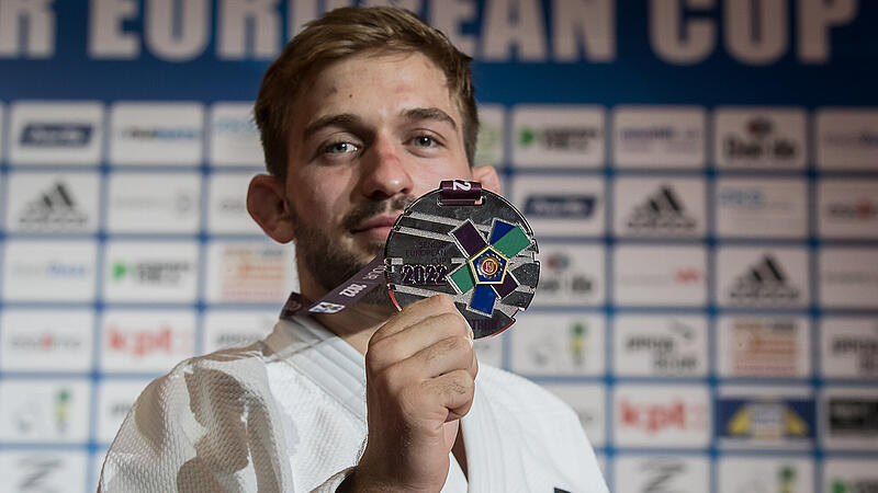 Maximilian Heyder gewann beim European Cup in Winterthur 2022 die Silbermedaille. Bei weitem nicht das einzige Edelmetall in seiner Judo-Karriere.
