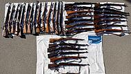 Bundespolizei stellt 34 Langwaffen bei Buskontrolle sicher