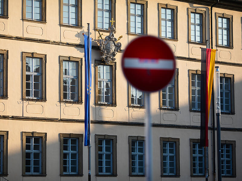 Das Bamberger Rathaus am Maxplatz