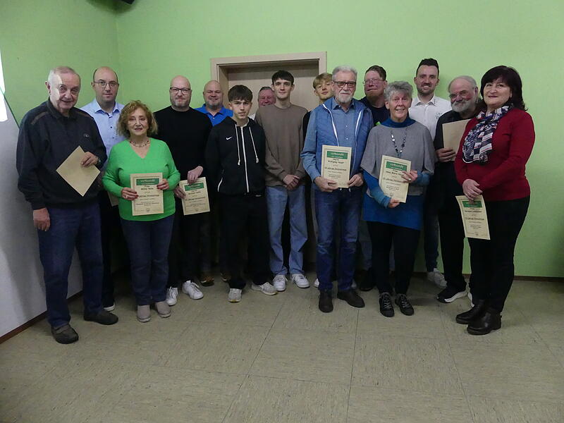 Ehrungen beim TSV Oerlenbach Ehrungen beim TSV Oerlenbach