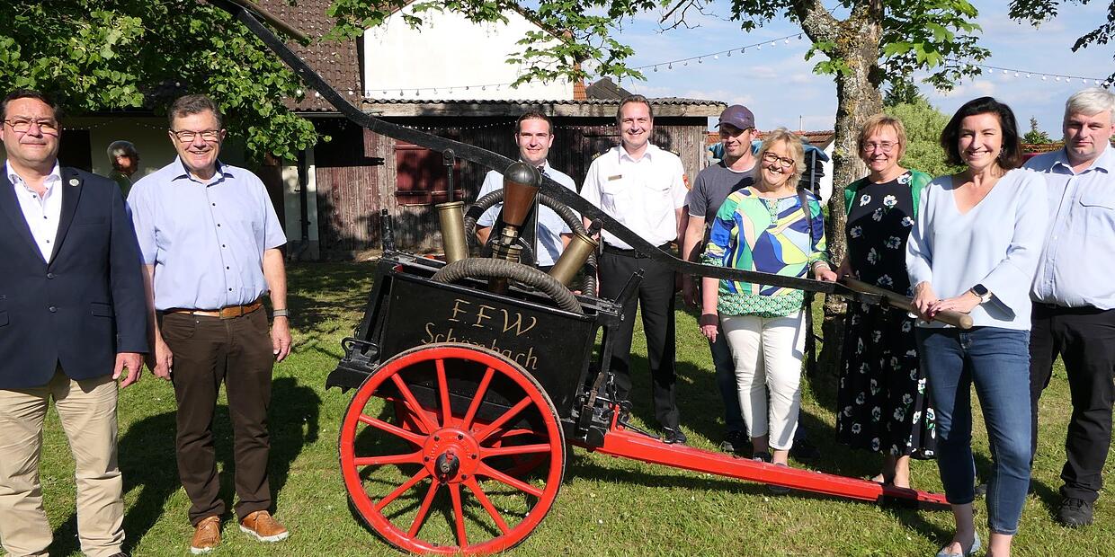 Gemeindeteil von Ebelsbach Jubiläumsfeier 150 Jahre Feuerwehr Schönbach