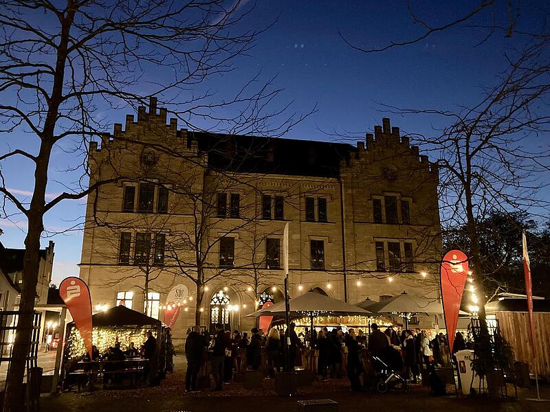 Winterfest auf dem Albertsplatz in Coburg