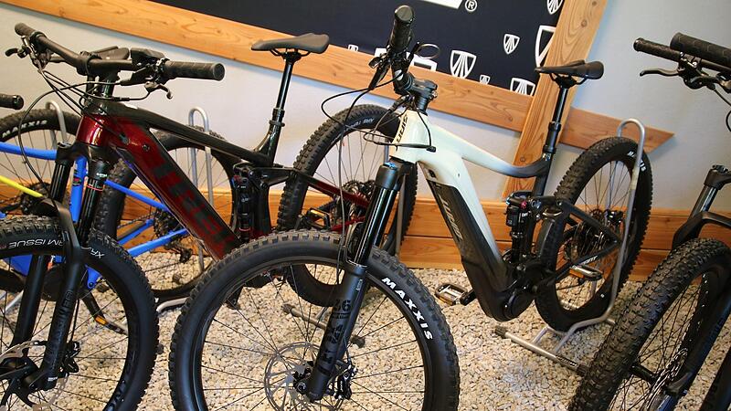 Das Mountainbike ist  vor allem geeignet für unbefestigte Strecken.Foto: Amelie Theuer