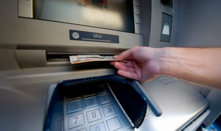 Bankautomat Geld abheben