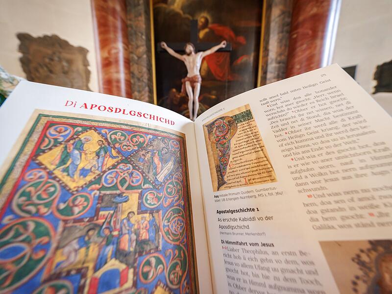 Die Bibel auf Fr&auml;nkisch
