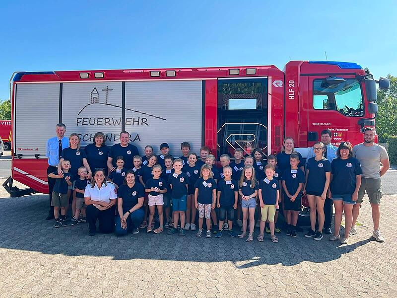 Kinderflamme in Schondra