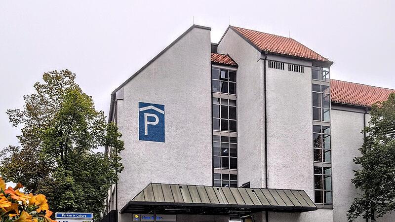 Parkhaus Post in Coburg: Hier sollen k&uuml;nftig acht kostenpflichtige Ladepunkte zur Verf&uuml;gung stehen.