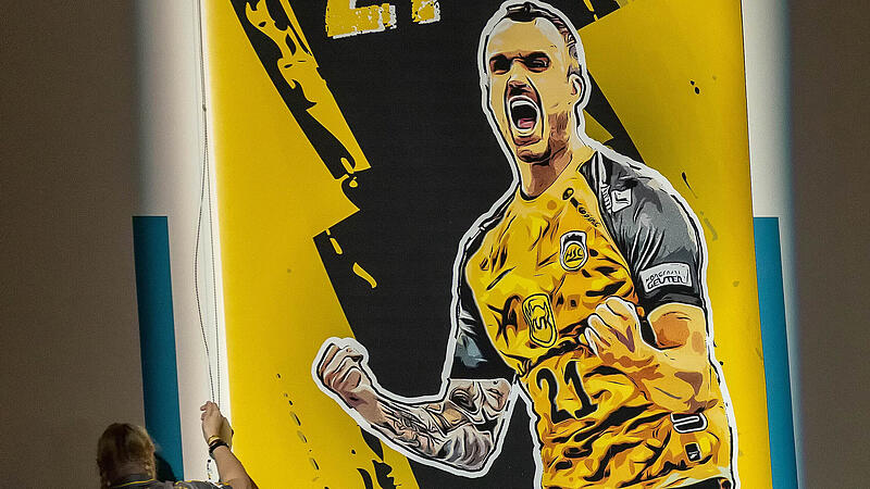 Florian Billeks Legendentafel beim HSC Coburg wird ausgerollt.