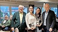 Von links: SEN-Vorsitzender Reiner Reuß, Stefanie Knüttel, Nicole Bühner und Stadtrat Detlef Heim.