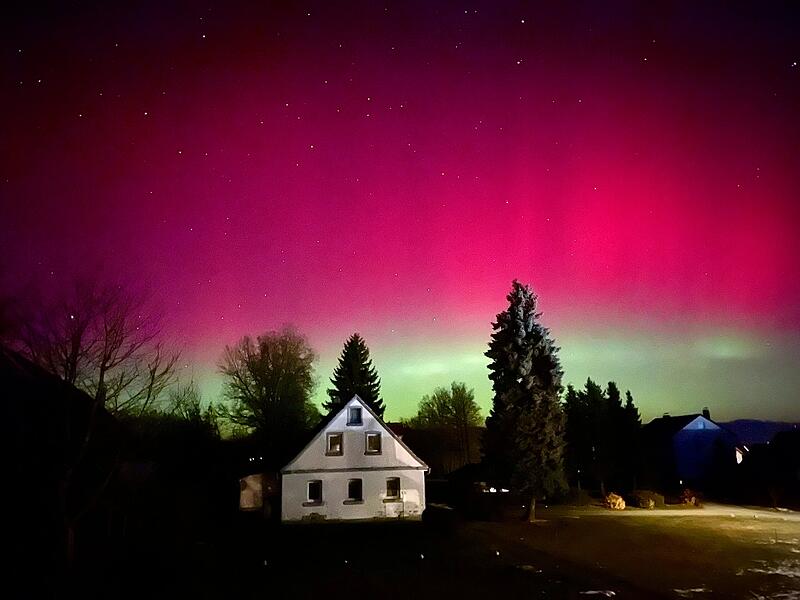 PolarlichterPolarlichter &uuml;ber Kulmbach: Die sch&ouml;nsten Leserfotos