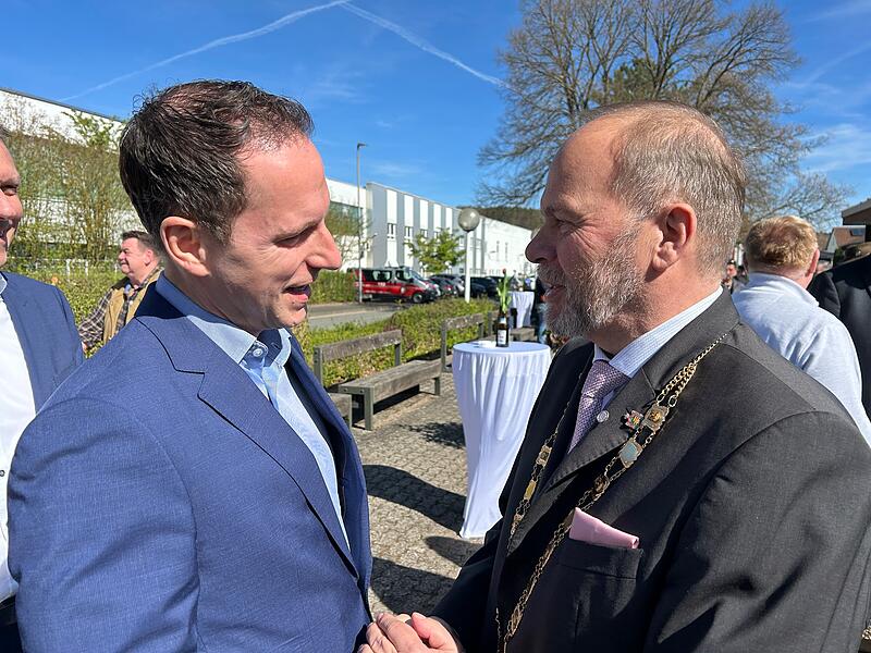Verabschiedung von B&uuml;rgermeister Bernd Reisenweber in Ebersdorf bei Coburg