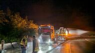 Windradtransport durch Kulmbach
