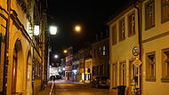 Bamberg, Nacht, Obere Sandstraße, Kneipen, Plattenladen, Zapfhahn Bamberg, Nacht, Obere Sandstraße, Kneipen, Plattenladen, Zapfhahn