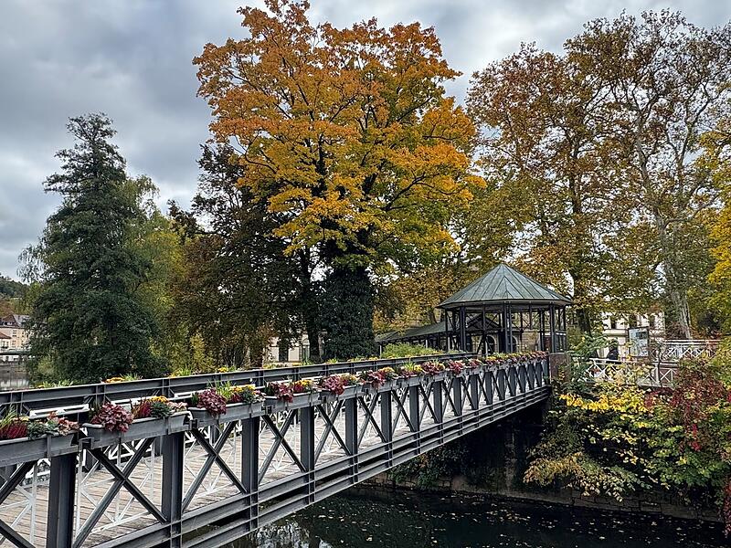 &bdquo;Auch ohne Sonnenschein gibt es sch&ouml;ne Herbsttage im Kurgarten von Bad Kissingen&ldquo;, meint der Leser.