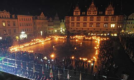 Feierstunde Coburger Convent 2026 am Coburger Marktplatz Feierstunde Coburger Convent 2026 am Coburger Marktplatz