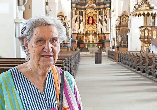 Barbara Zeck organisiert seit Jahren den Krankengottesdienst zum Muttergottesfest.