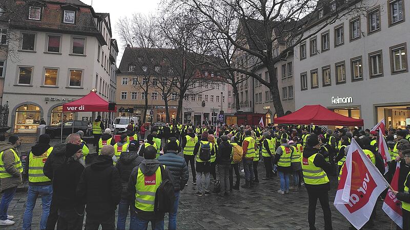 Warnstreik Verdi Bamberg Öffentlicher Dienst