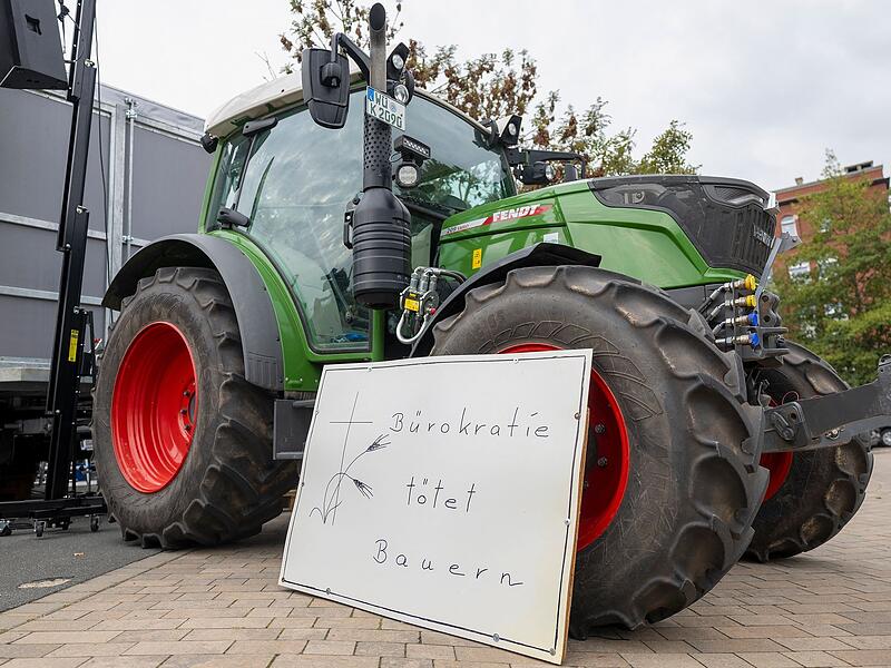 Konferenz von Agrarminister und Agrarsenat - Kundgebung Konferenz von Agrarminister und Agrarsenat - Kundgebung
