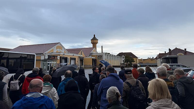 &Uuml;ber 30 Menschen zog es am Tag des offenen Denkmals in Bamberg zum Schlachthof.