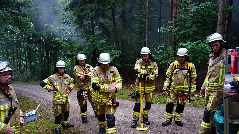 Waldbrand&uuml;bung KirchehrenbachForchheim & Fr&auml;nkische Schweiz