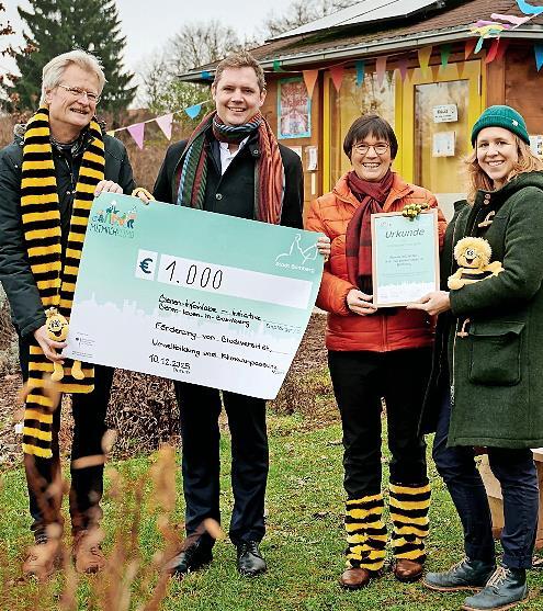 &bdquo;MitMachKlima&ldquo;-Kleinprojektpreis f&uuml;r die Initiative Bienen-leben-in-Bamberg.de.